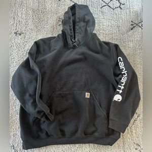 Mens Carhartt Hoodie Black XXXL